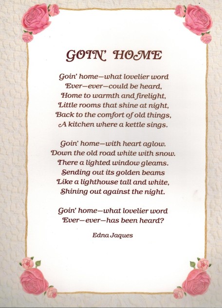 goin home poem for blog